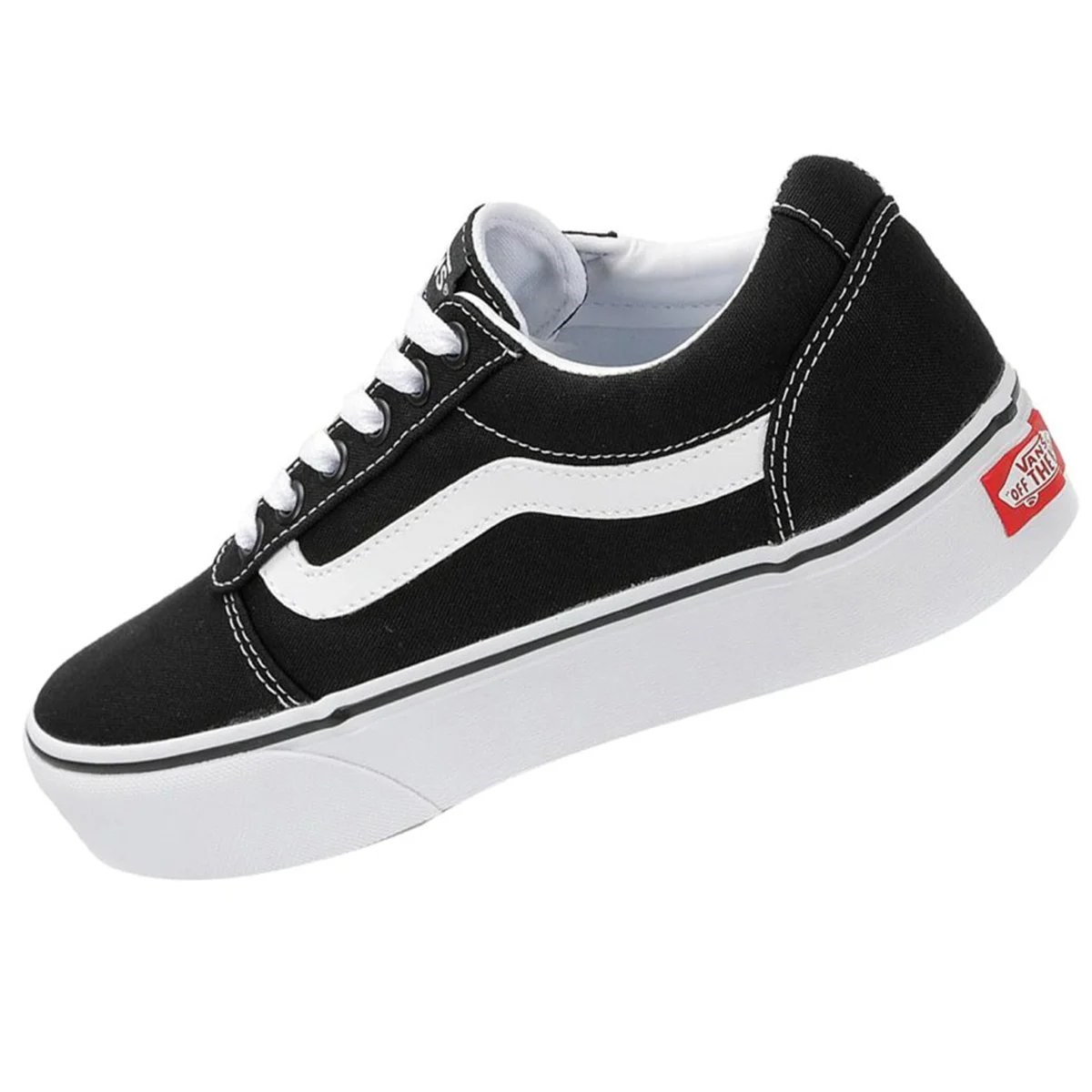 Vans Wm Ward Platform Kadın Günlük Spor Ayakkabı Black - White