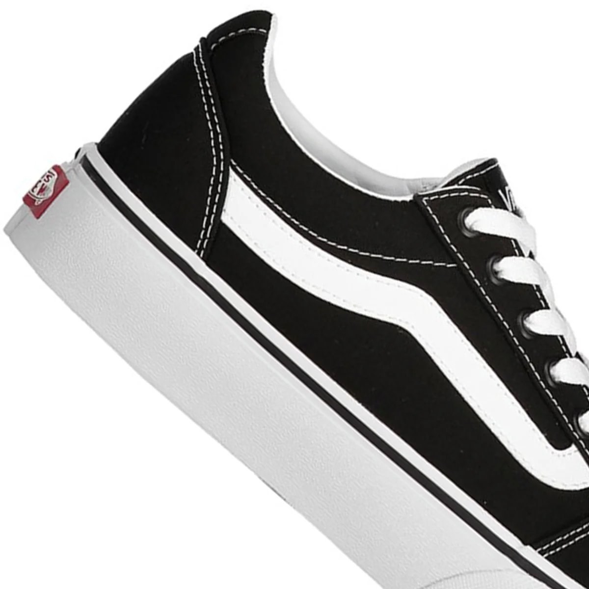 Vans Wm Ward Platform Kadın Günlük Spor Ayakkabı Black - White