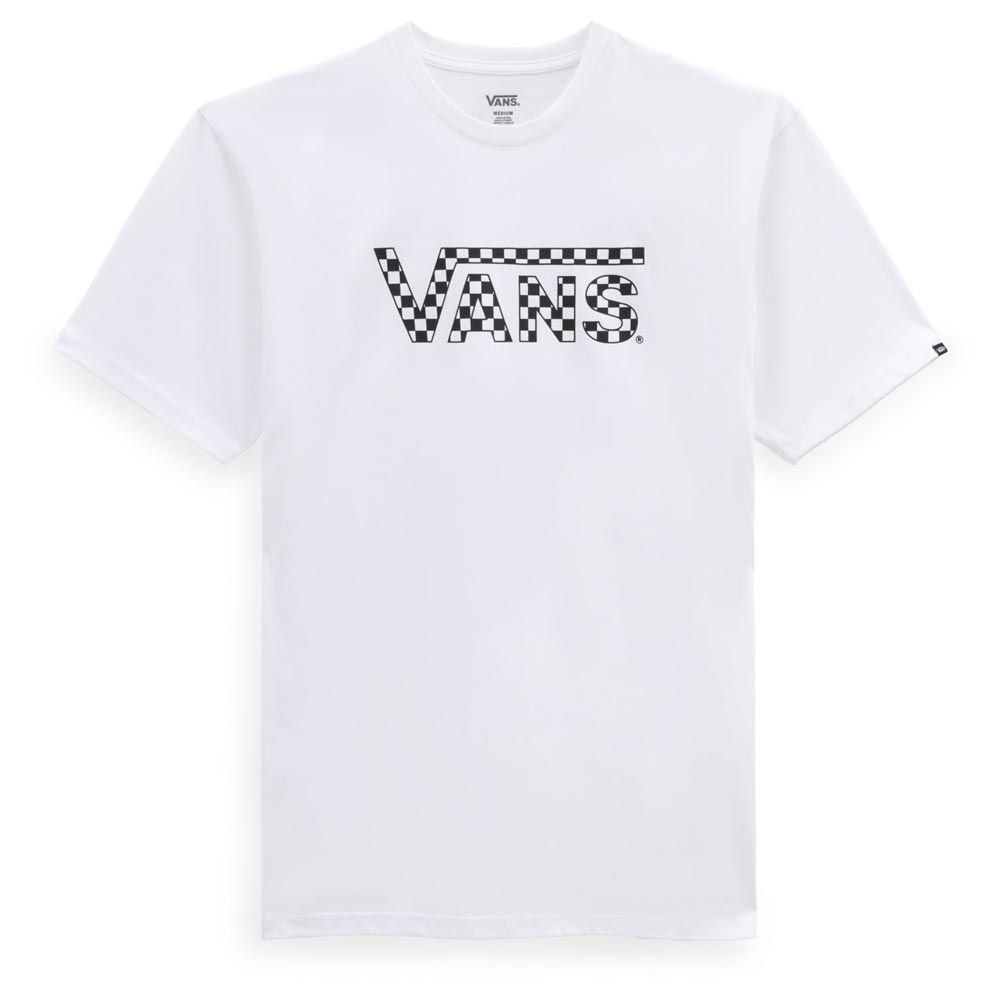 Vans Checkered Vans Tee-B Erkek T-shirt White - Black